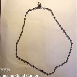 Carolee 925 Tiny Grey Pearl CHOKER Lobster clasp